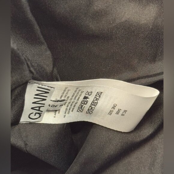 🆕 GANNI 🧿 NWT Small Recycled Tech Tote Bag Crossbody, Khaki & Orange - Picture 12 of 14